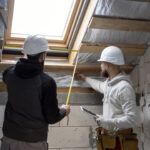 Men working in a roof