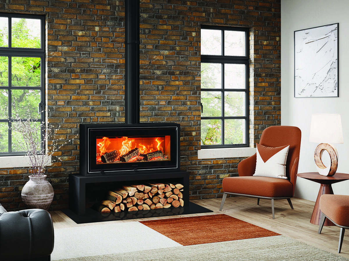 Heat a big space efficiently with a large log burner - Grand Designs ...