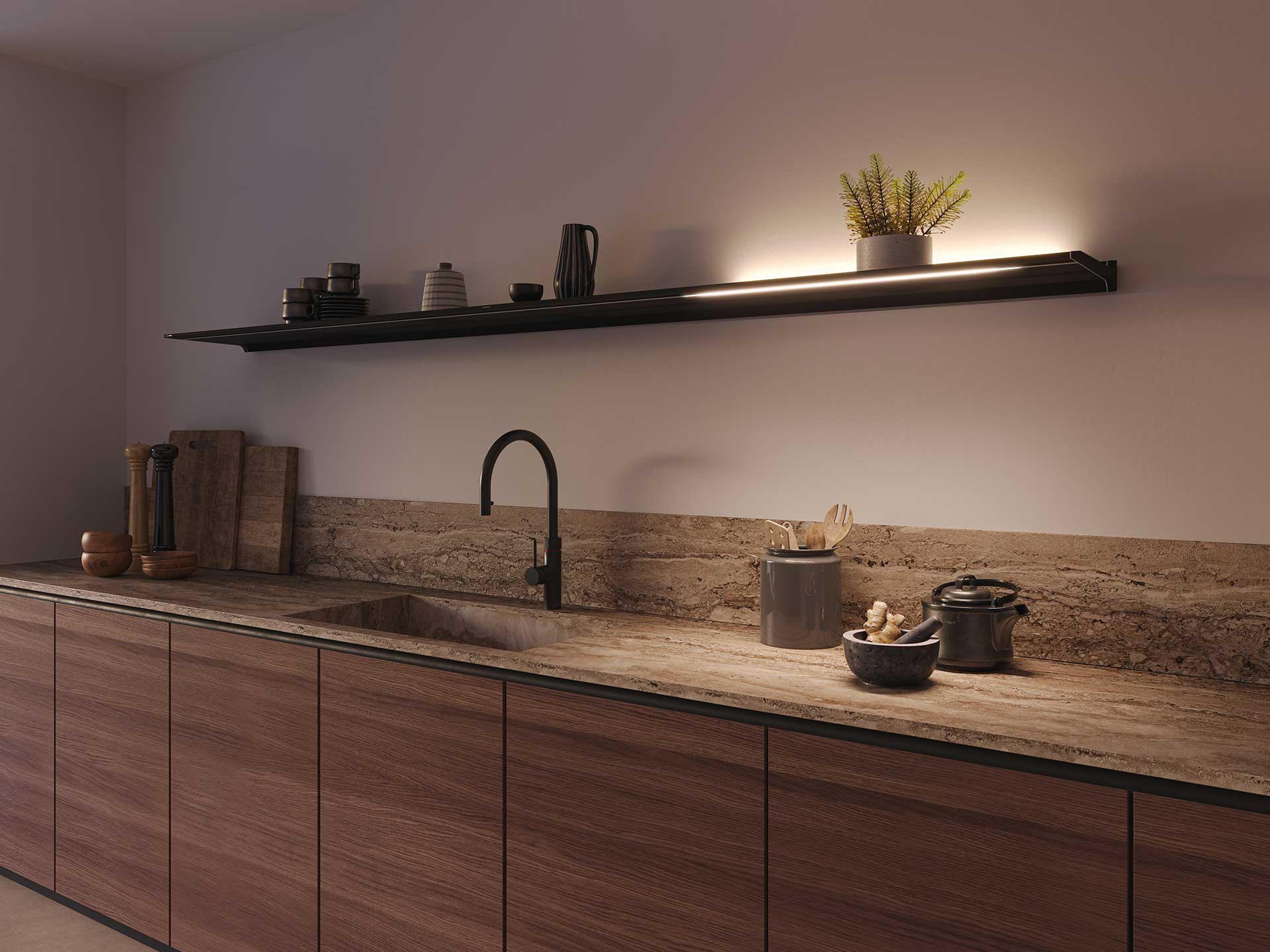 Novy has smart sensor kitchen lighting covered