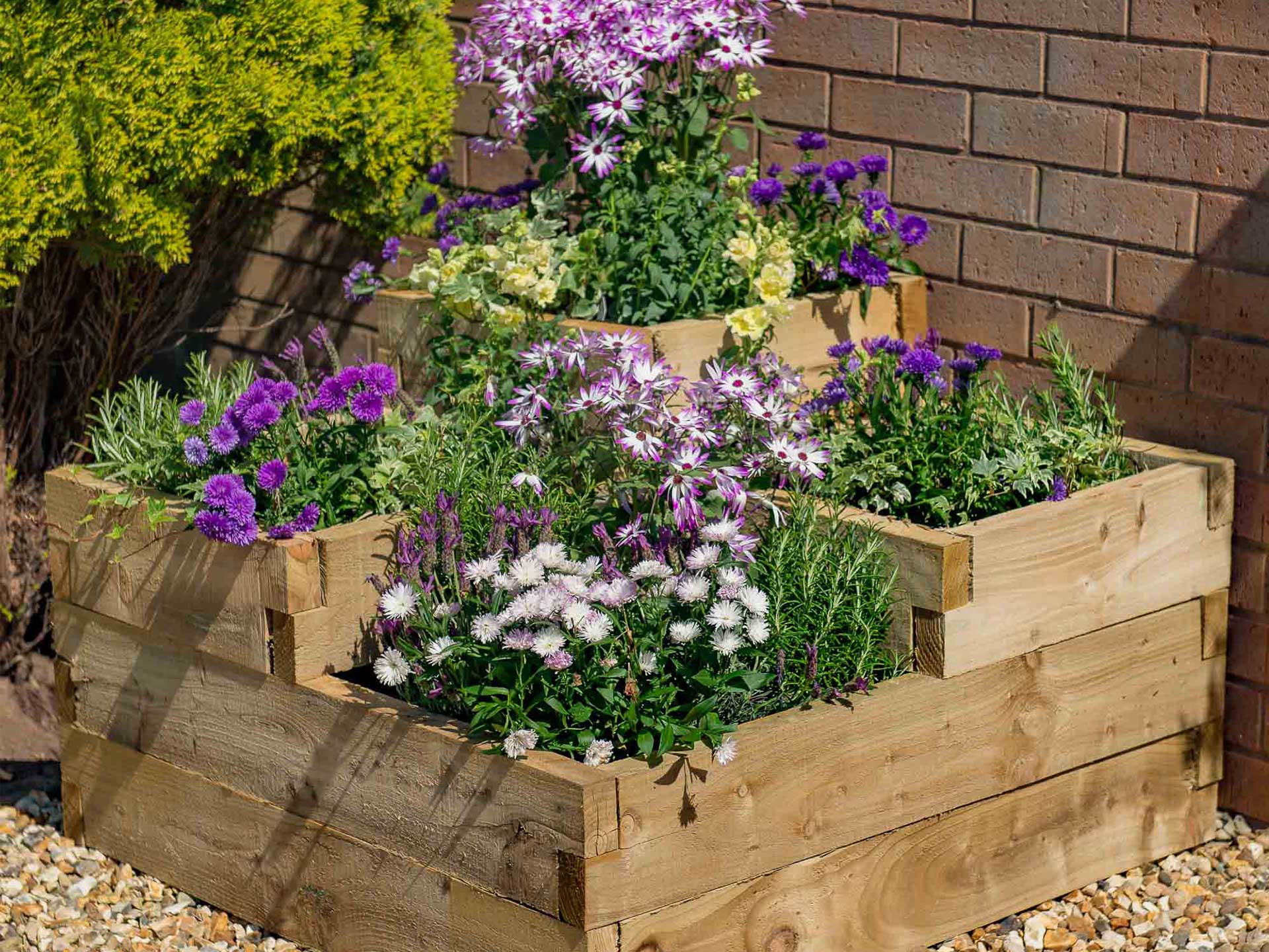No-dig planters are sustainable and great for small garden designs