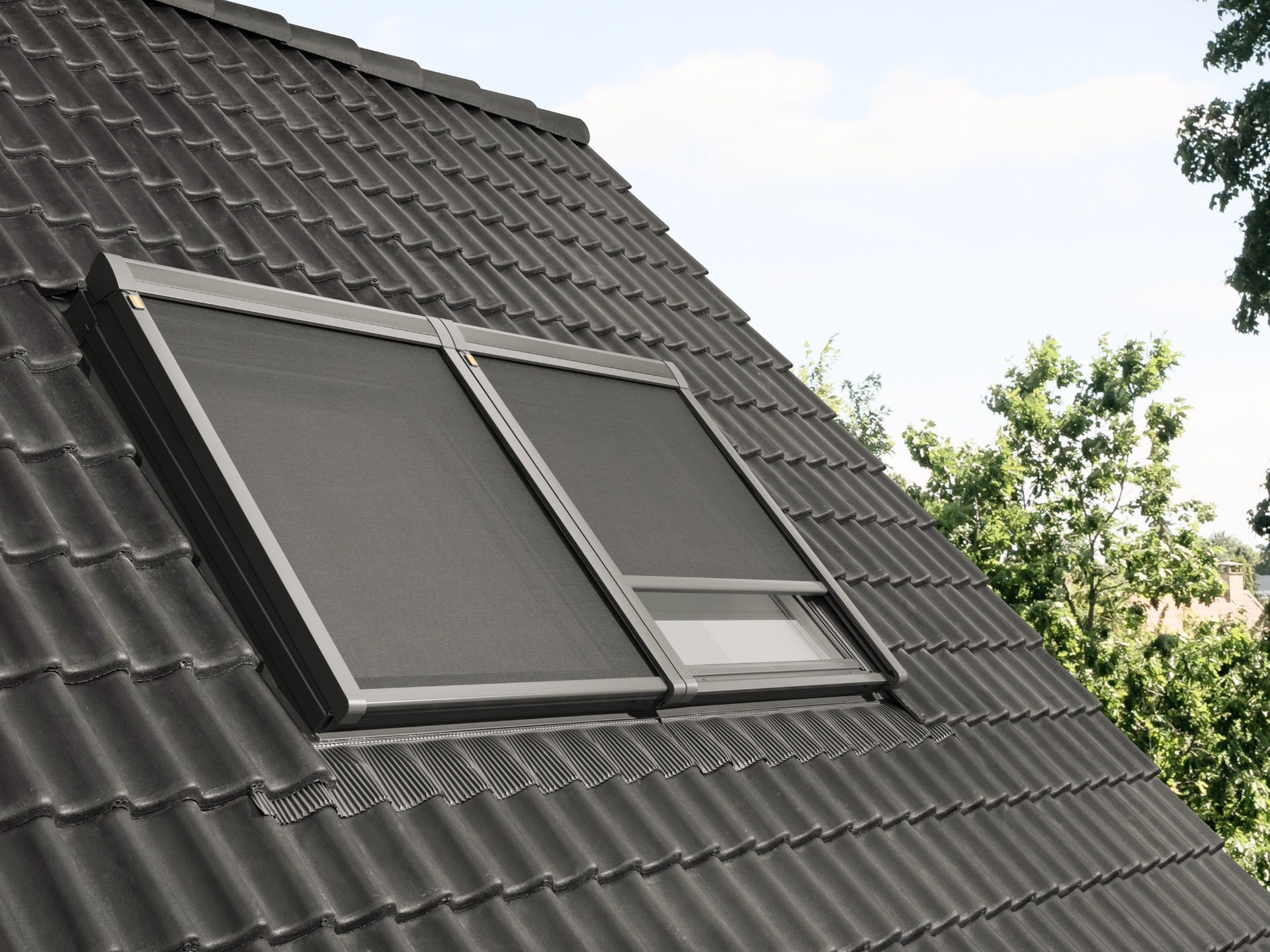 External blinds on Velux roof windows