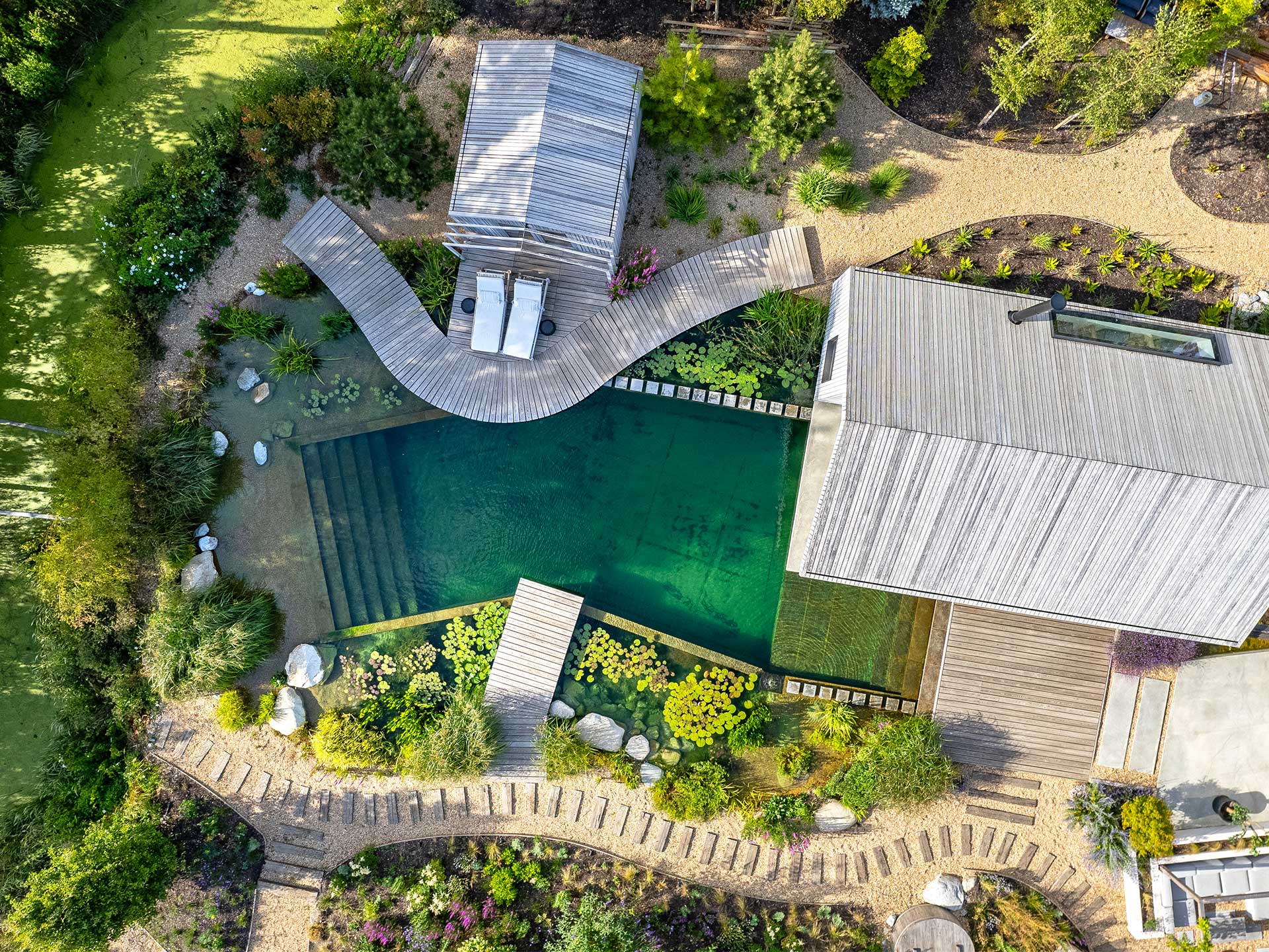 Grand Designs' Nina and Dan's spectacular home with its natural pool