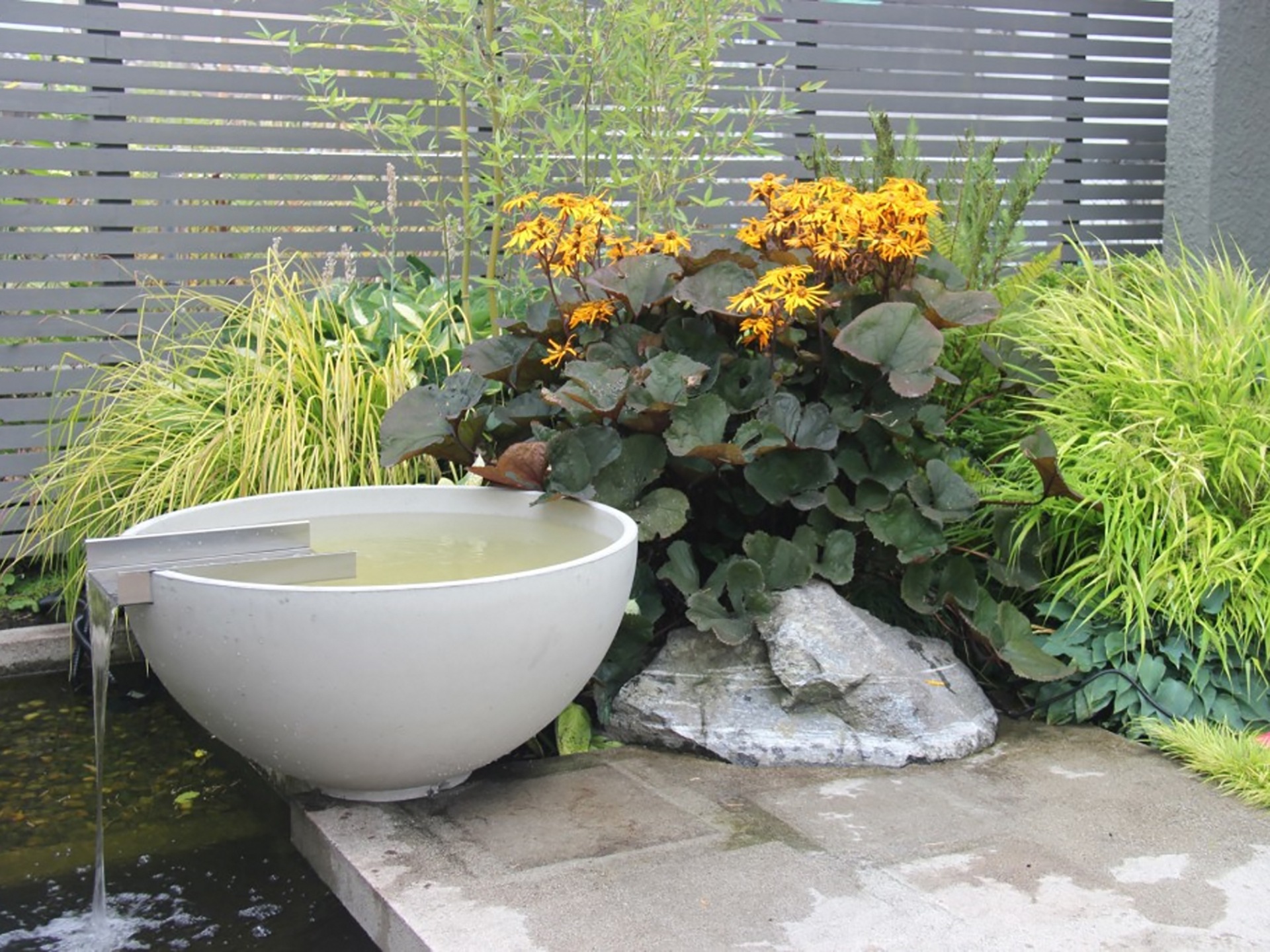 used bath for transporting pond water