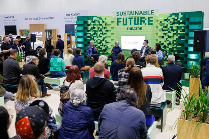 Visit the Grand Designs Live Sustainable Future Theatre to listen in on topical talks